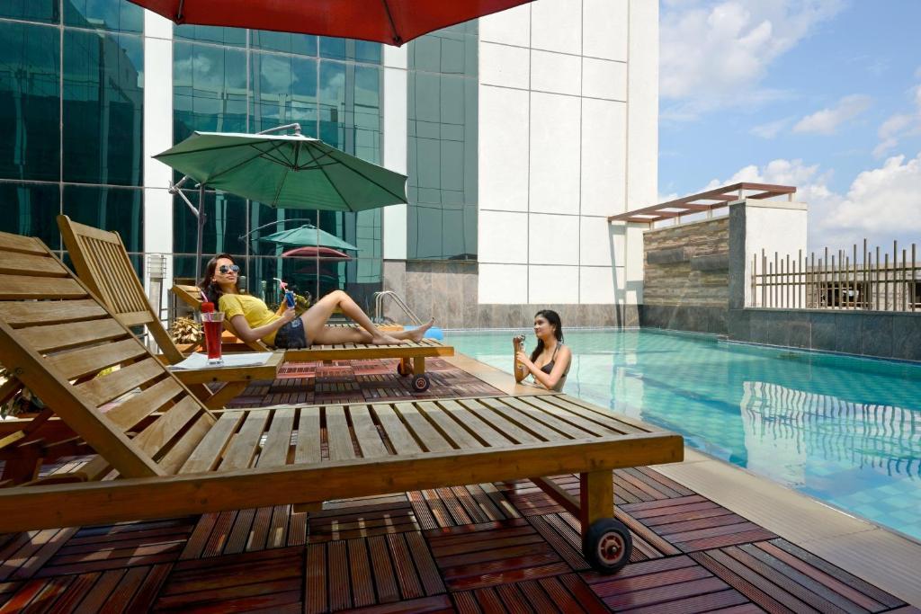 Hotel Sandy'S Tower Bhubaneswar Exterior foto
